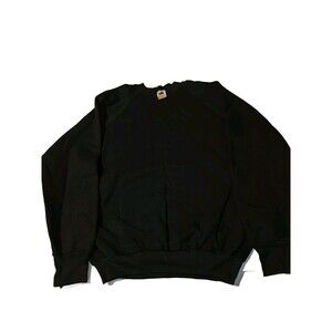 Black Plain Sweatshirt
